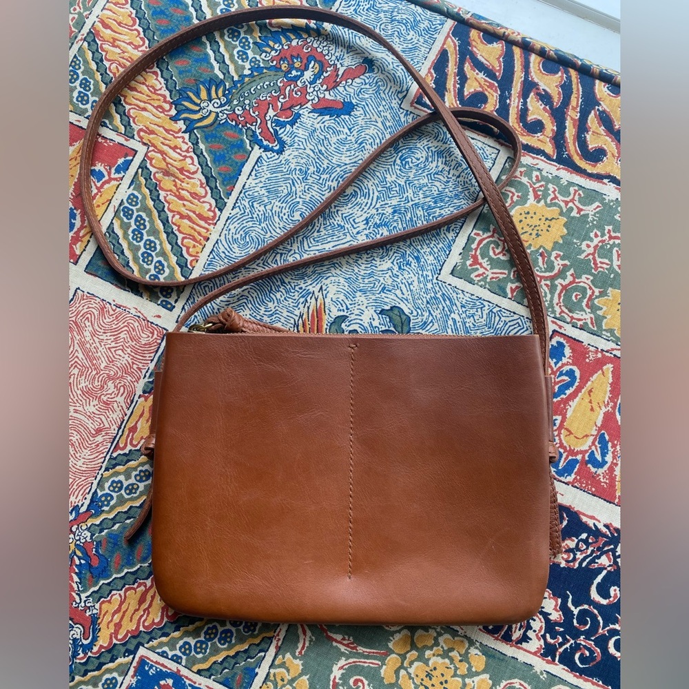 Madewell Knotted Leather Crossbody Bag